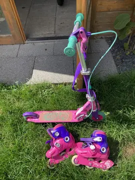 Rollers taille 26-27-28 + trottinette