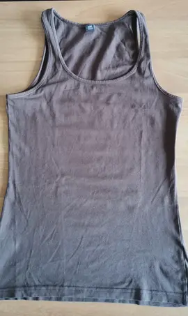 Débardeur en coton marron taille 1
