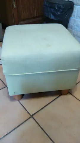 pouf jaune