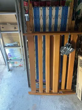 lit 1 personne av sommier métallique