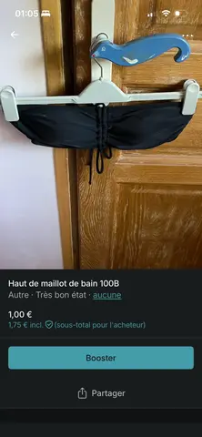 Haut de maillot de bain 100B