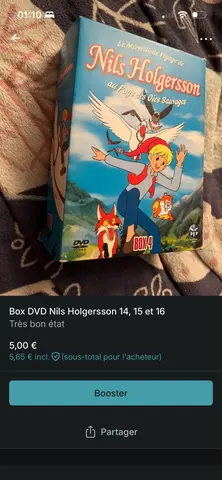 Box DVD Nils Holgersson 14, 15 et 16