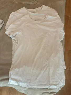 tee-shirts blanc coton