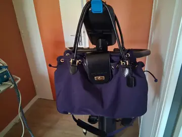 sac à main pourpre