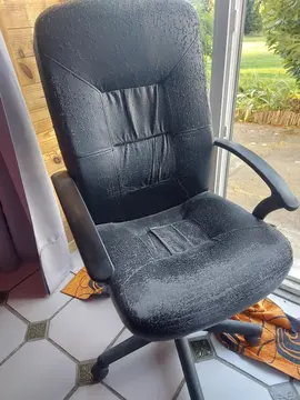 Fauteuil revêtement cuir