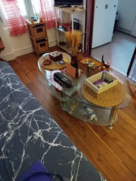 table basse en verre
