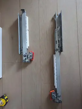 3 paires de coulisses à tiroir