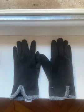 gants femme noirs