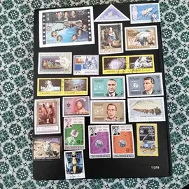 donne timbres collection étrangers 1lot par envoie espaces et autre