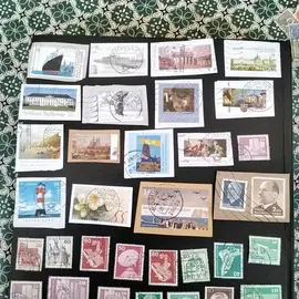 donne timbres collection étrangers 1lot par envoie allemand n2