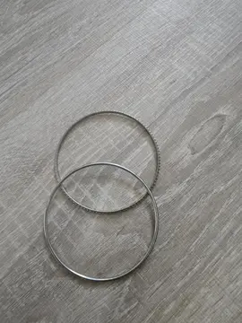 2 bracelets argentée