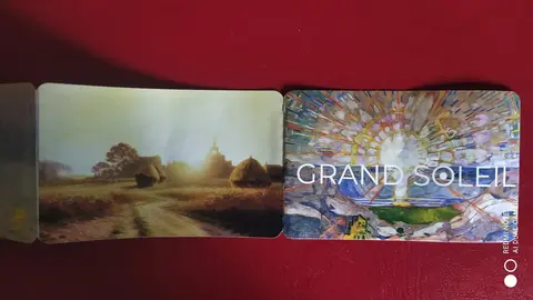 carnet timbres Grand soleil