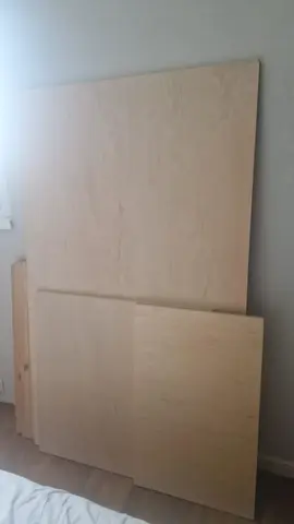3 planches bois contreplaqué