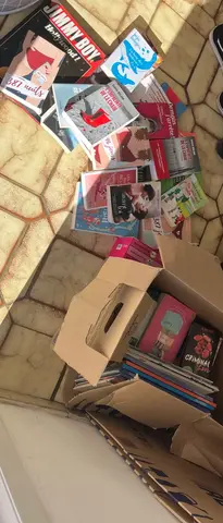 carton de livres à donner
