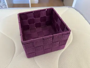 Petite panière violette