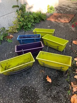 jardinières avec support d’accrochage