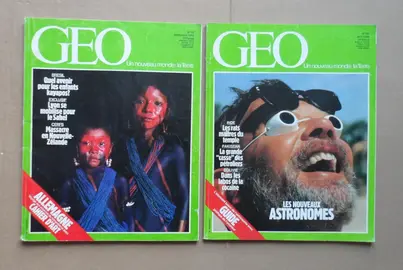 4 magazines Geo 1984