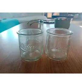 20 gros pots yaourt en verre