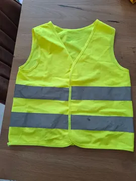 donne gilets jaunes enfants