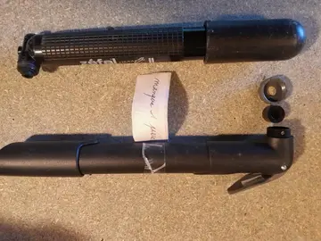 lot de 2 pompes à vélo pour valvles PRESTA ou SCHRADER : pour pièce