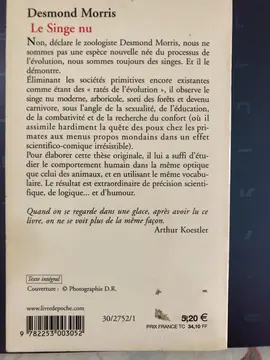 LIVRE LE SINGE NU
