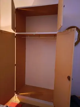armoire de panneau agglo melaminé, 2 portes basses