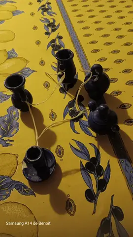 Dînette bleue en porcelaine 5 pièces