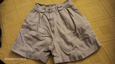 Short court beige femme 34 Cora