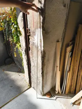Barre en verre 1m30 environ