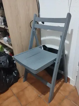 Chaise pliante en bois