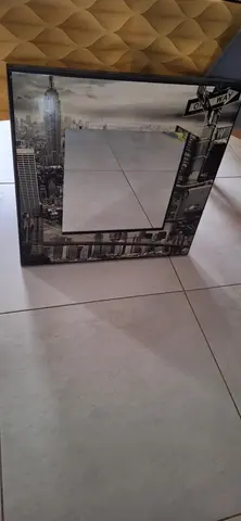 miroir carré theme anglais
