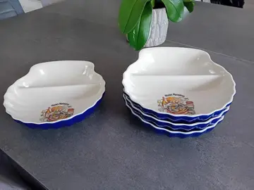 assiettes à moules frites