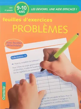 Feuille d'exercices de maths niveau CM1