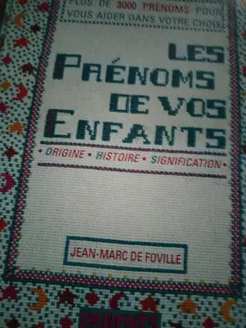 les prénoms de vos enfants