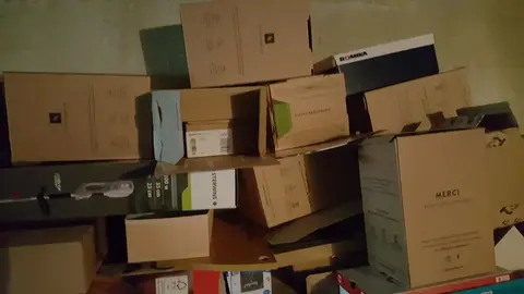 cartons d'emballage diverses grandeurs