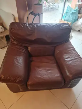 Fauteuil cuir