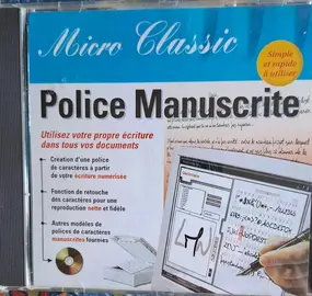 CD micro-informatique police manuscrite