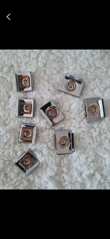 lot fixations pour miroir en métal