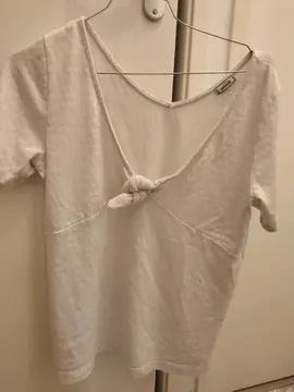 T-shirt blanc coton pimpkie taille S