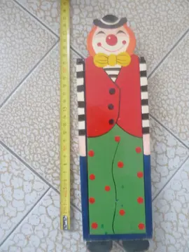 plumier bois clown