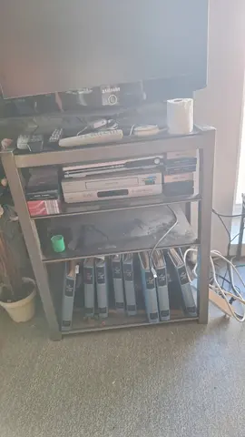 meuble tv vitré