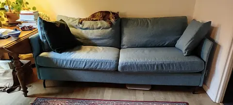 canapé en tissu non convertible
