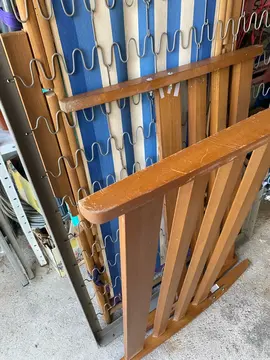 lit en bois 90x190 avec sommier métallique