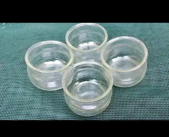 pots verre taill crème dessert