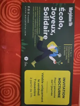 1 invitation Ecolo, joyeux, solidaire