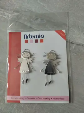 silhouettes métal ange pour scrapbooking ou carterie