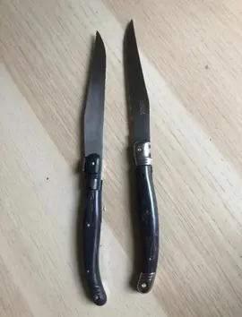 couteaux Laguiole, manches abimés