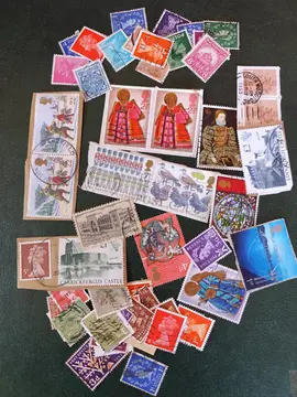 lot unique timbres GB