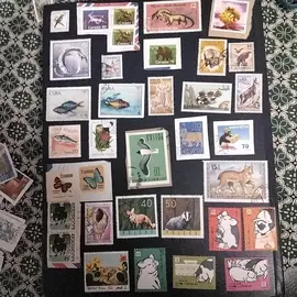donne timbres collection annimaux 1lot 1envoie de