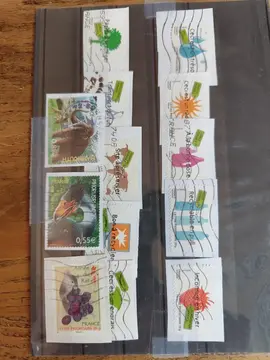série unique timbres Français 16/10